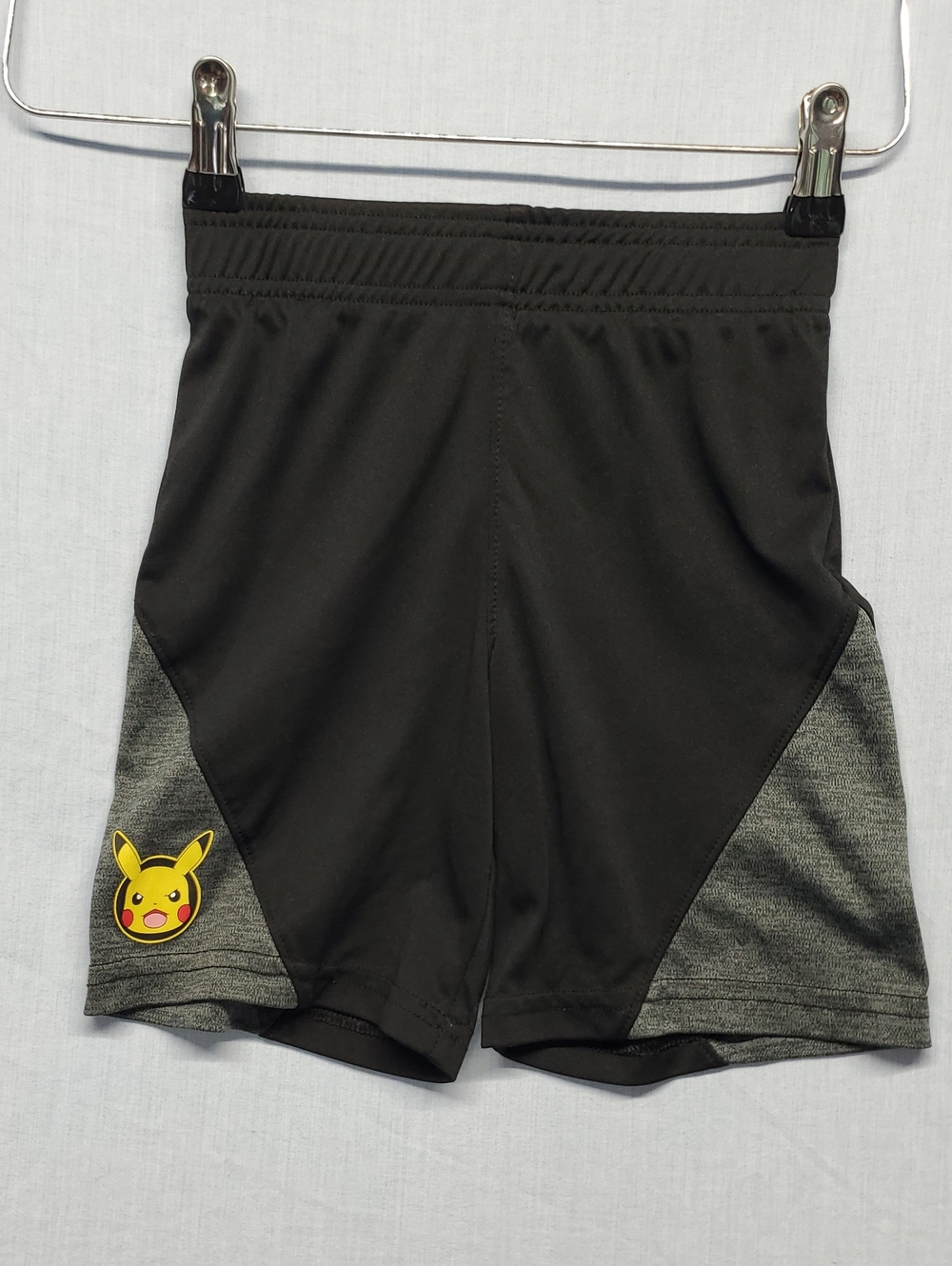 jumping beans Black & Gray Pikachu Accent Athletic Shorts #307